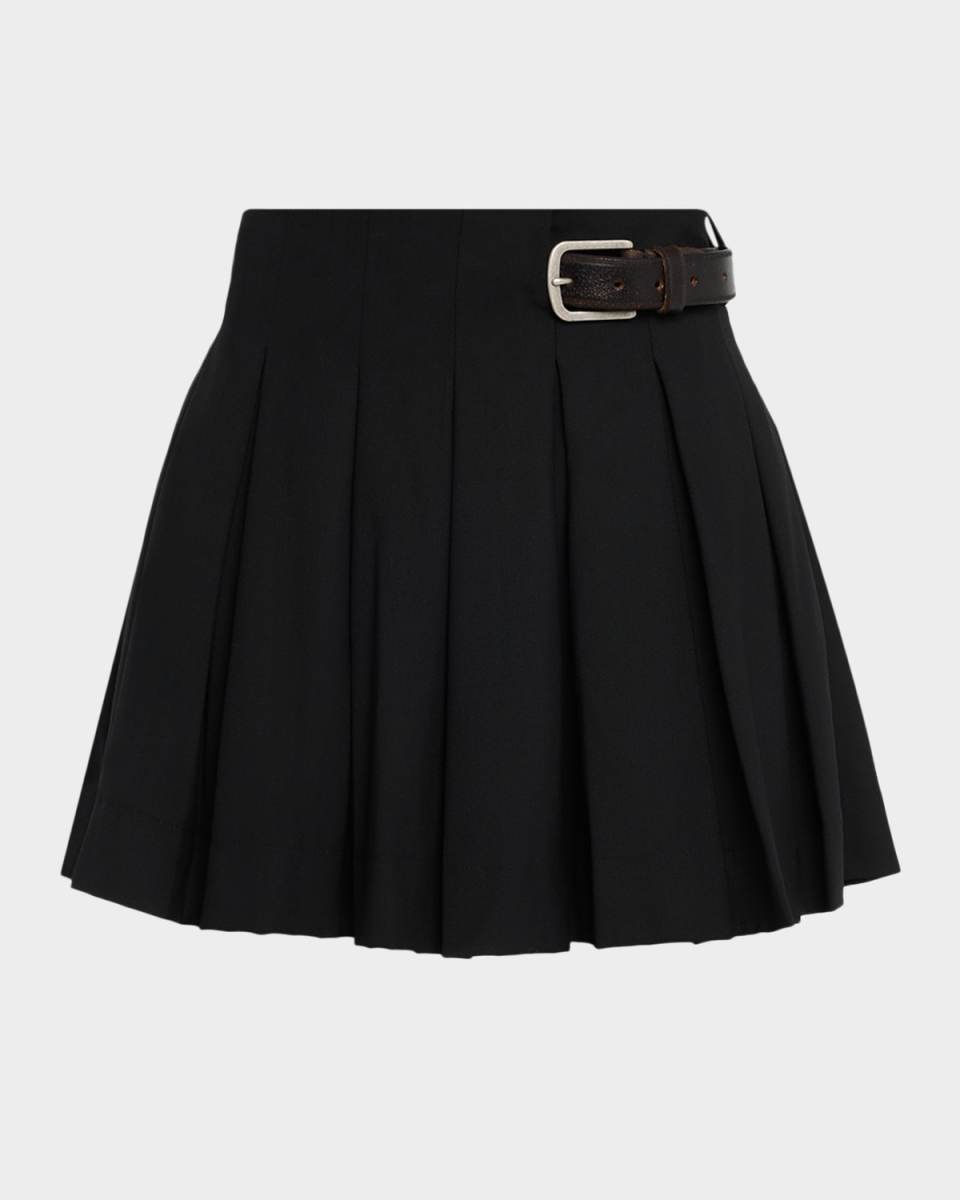 Adeline Pleated Mini Skirt